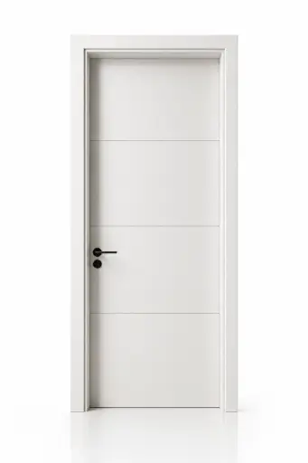 Flat Profile Door C04: Pure White