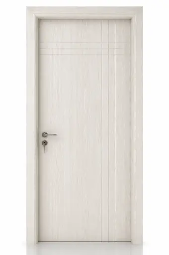 L Line Door E02: Snow Oak