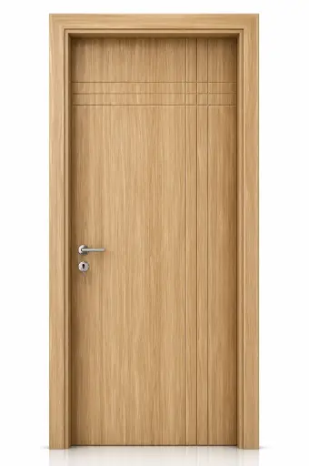 L Line Door E04: Zebra Wood