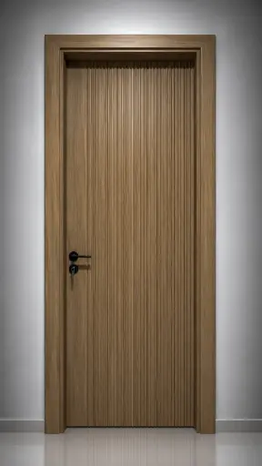 Slat Door G01: Zebrano