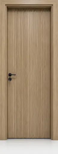 Slat Door G01: Zebrano