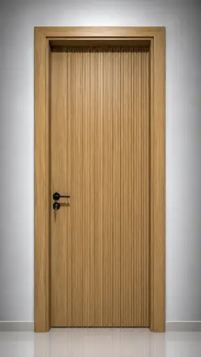 Slat Door G01: Zebrano