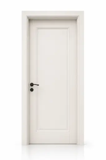 French Classic Door J02: Pure White
