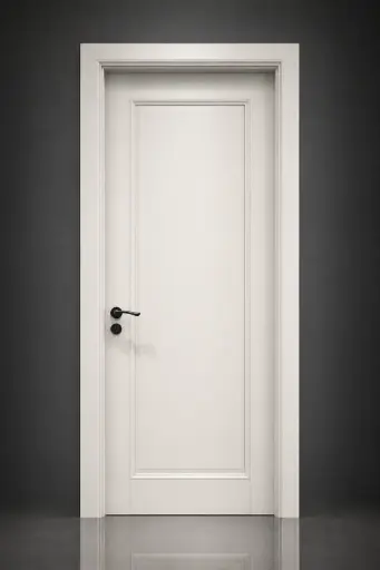 French Classic Door J02: Pure White