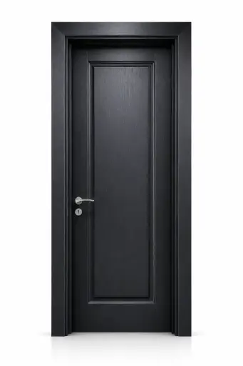 French Classic Door J04: Textured Black