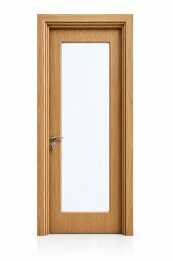 UniPanel Glass Door L01: Zebrano