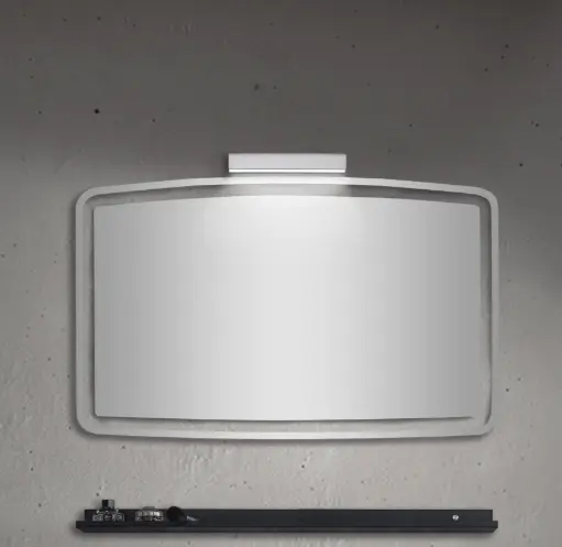 B01 Luce Top Mirror: (External LED Light)