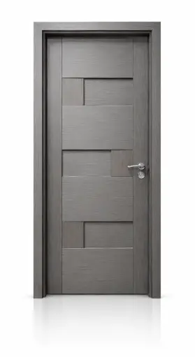 3D Block Door A05: Light Grey